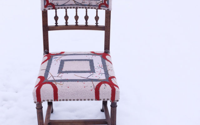 Henriette 1ère, chaise tapisserie