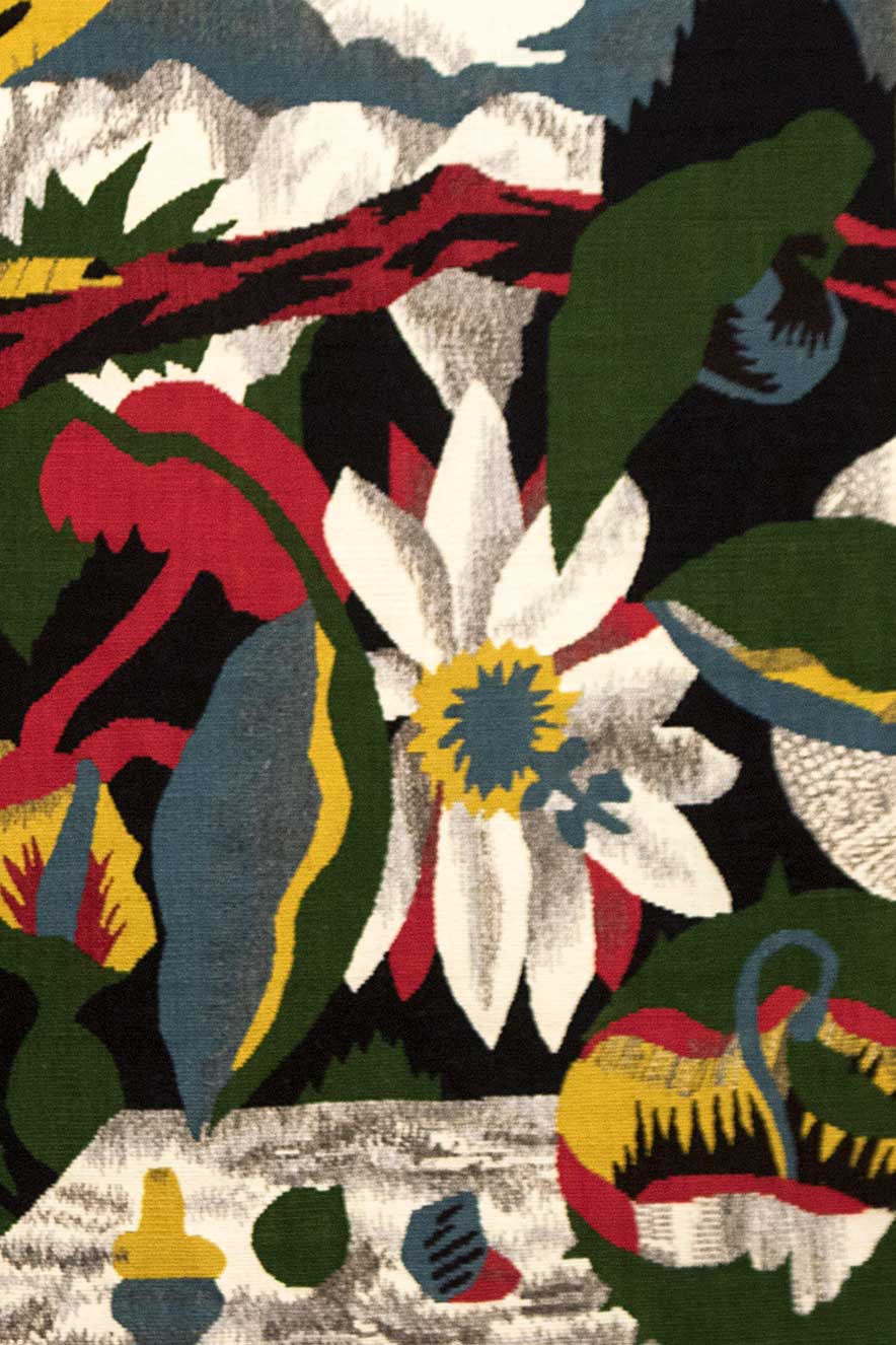 Hochebec et Boute-Chiens, détail de la tapisserie